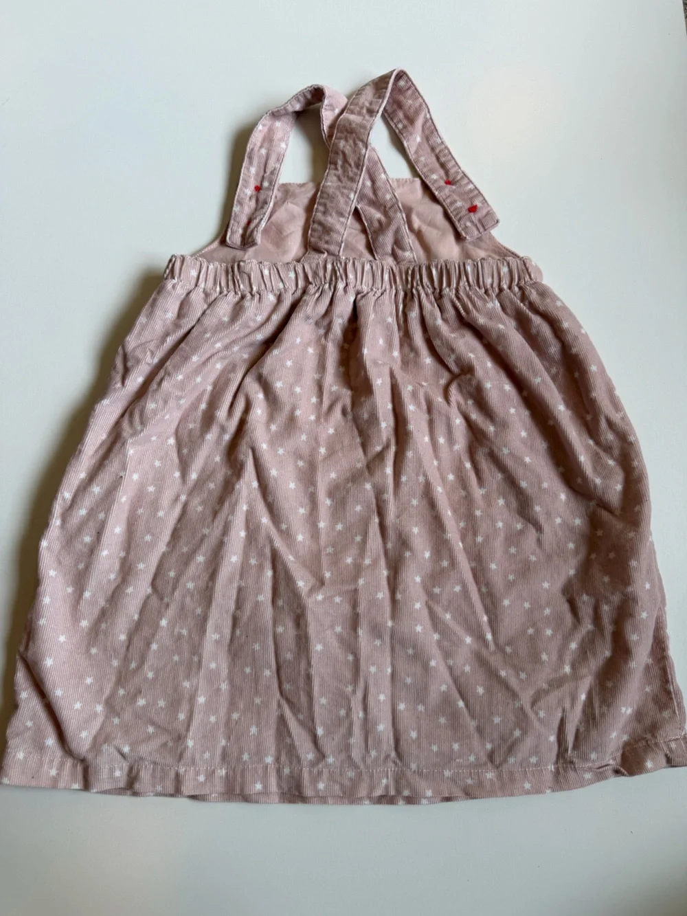 Baby Boden Robin Appliqué Jumper Dress